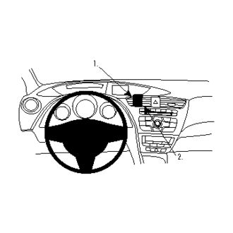 Brodit ProClip montážna konzola pre Honda Civic 12-15, na stred