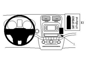 Brodit Konzola ProClip pre Fiat Freemont11-21/Dodge Journey 11-23 (iba 4,3" displej), na stred