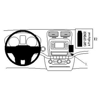 Brodit Konzola ProClip pre Fiat Freemont11-21/Dodge Journey 11-23 (iba 4,3" displej), na stred