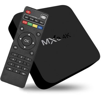 Multimediálne centrum MXQ, Android TV, čierna