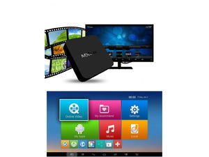 Multimediálne centrum MXQ, Android TV, čierna