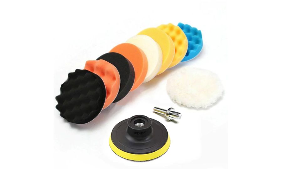 Mobilly univerzálna súprava leštiacich kotúčov s vŕtacím nástavcom, priemer 12,5 cm