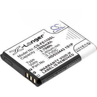 Batéria pre Fiio E11, Technaxx Musicman Bt-X1 a ďalšie, 1000 mAh, Li-Ion