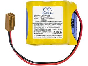 Batérie pre Fanuc 18-T Series Programmable Logic, (ekv. Fanuc A98L00310025), 2400 mAh