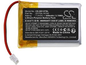 Batéria pre Sportdog Sd-1275/875 a iné, 500 mAh, Li-Pol