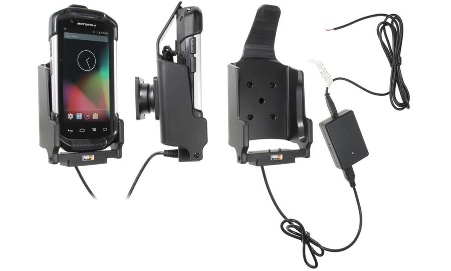 Brodit držiak do auta na Motorola (Symbol) TC70 so skrytým nabíjaním, poistka