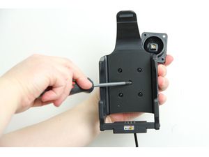 Brodit držiak do auta na Motorola (Symbol) TC70 so skrytým nabíjaním, poistka