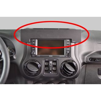 Brodit ProClip montážna konzola pre Jeep Wrangler 11-18 USA, zosilnený, na stred