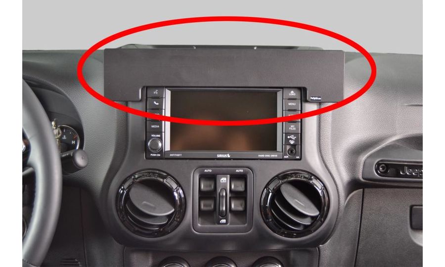 Brodit ProClip montážna konzola pre Jeep Wrangler 11-18 USA, zosilnený, na stred