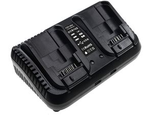 Nabíjačka 2 akumulátorov pre DeWalt 12V MAX, XR Li-Ion 18V, napr. DCB120, DCB132