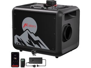 Hcalory TB MAX Toolbox - nezávislé 8kW naftové kúrenie, 12V/24V/220V, 7,5L nádrž, APP, alarm CO