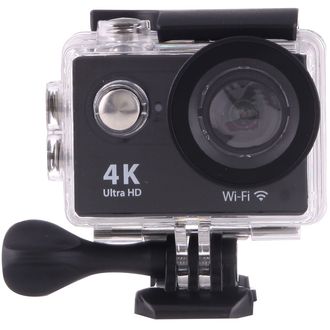 Akčná kamera H9 s príslušenstvom, 4K, 2K video, 120 FPS, čierna, poškodený obal