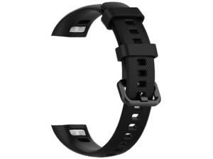 Mobilly Náhradný silikónový remienok pre Honor Band 5 a 4, čierny