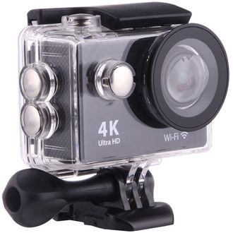 Akčná kamera H9 s príslušenstvom, 4K, 2K video, 120 FPS, čierna, poškodený obal