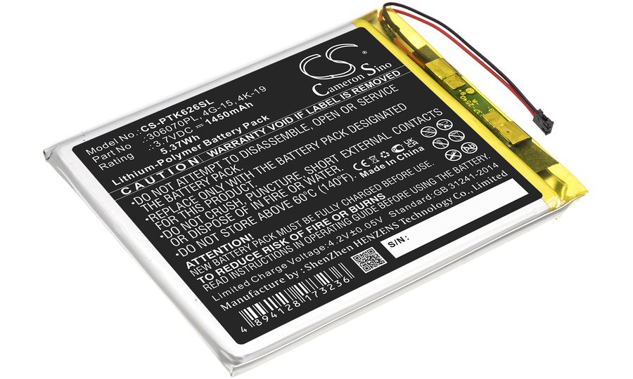 Batéria pre Pocketbook 614, 615, 624, 626, 630, 632, 641, 1450 mAh