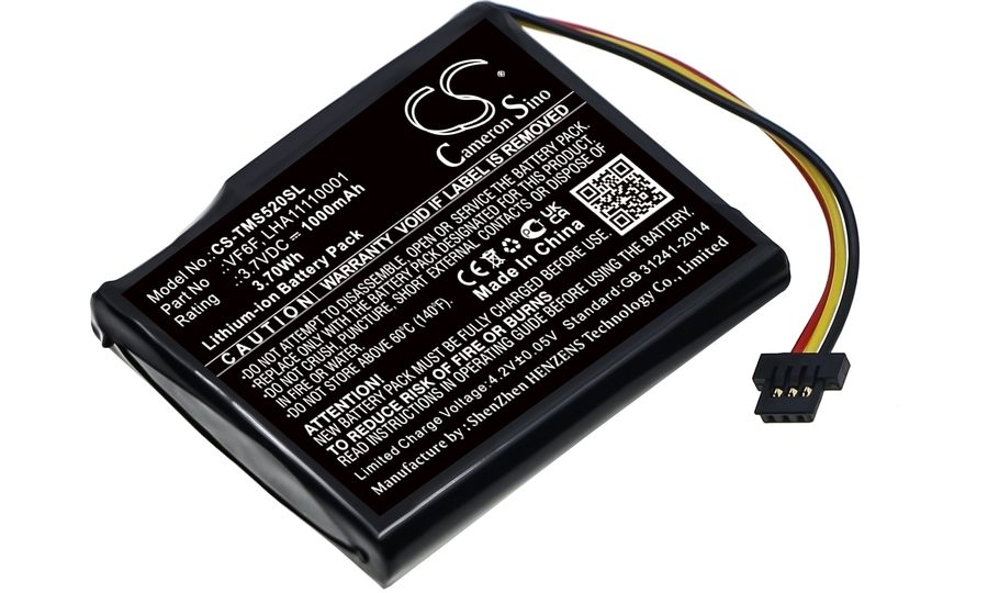 Batéria pre Tomtom Start 52, 1000 mAh, Li-Ion