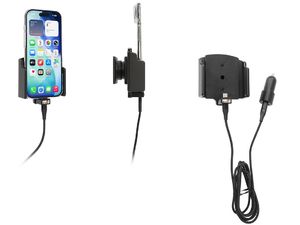 Nastaviteľný držiak do auta Brodit, šírka 70-83 mm, hrúbka 2-10 mm, s CL nabíjaním