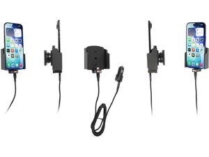 Nastaviteľný držiak do auta Brodit, šírka 70-83 mm, hrúbka 2-10 mm, s CL nabíjaním