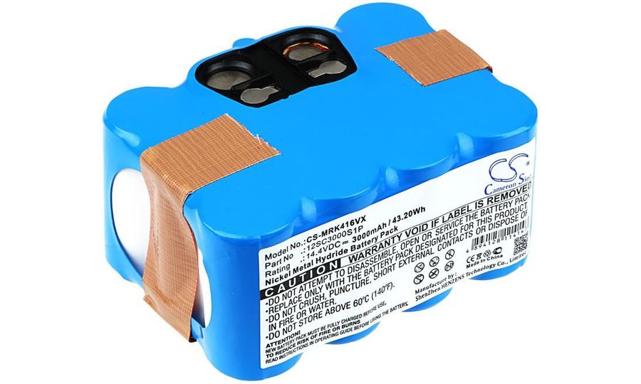 Batéria pre Sencor SVC 9031/Goddess CL 590/Bralko Galaxy II a ďalšie, 3000mAh, Ni-Mh