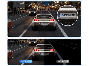 AZDOME PG18S 4K Mirror Dash Cam kamera do auta so spätným zrkadlom