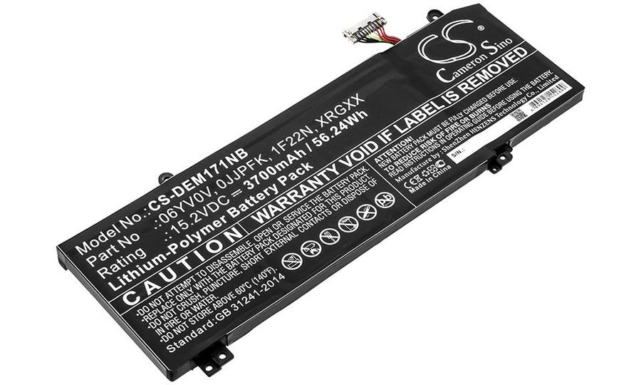 Batéria pre Dell Alienware M15 / M17 / G5 / G7 a ďalšie, 3700 mAh, Li-Pol