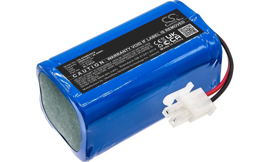 Batéria pre Ecovacs Deebot M82 / Tesla RoboStar T50, T60, T80 Pro, 2600 mAh, Li-Ion