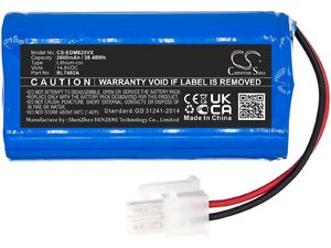 Batéria pre Ecovacs Deebot M82 / Tesla RoboStar T50, T60, T80 Pro, 2600 mAh, Li-Ion