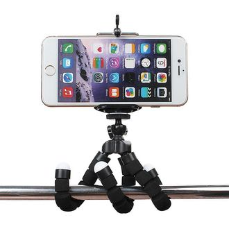 Statív s držiakom mobilného telefónu, flexibilné nohy, statívový závit (napr. GorillaPod)