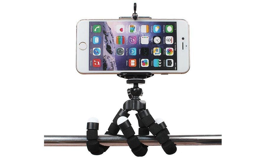 Statív s držiakom mobilného telefónu, flexibilné nohy, statívový závit (napr. GorillaPod)