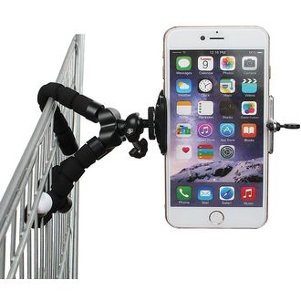 Statív s držiakom mobilného telefónu, flexibilné nohy, statívový závit (napr. GorillaPod)
