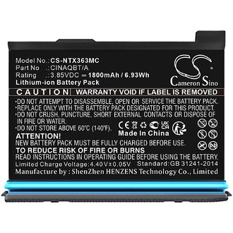 Batéria Insta360 One X3, 1800 mAh, Li-Ion