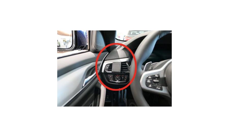 Brodit Montážny držiak ProClip pre BMW radu 5 G30, G31 18-23, vľavo na mriežku ventilácie-