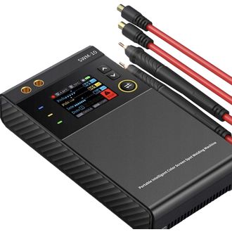 FNIRSI SWM-10 Prenosná bodová zváračka, kapacita batérie 5000 mAh, farebný TFT displej