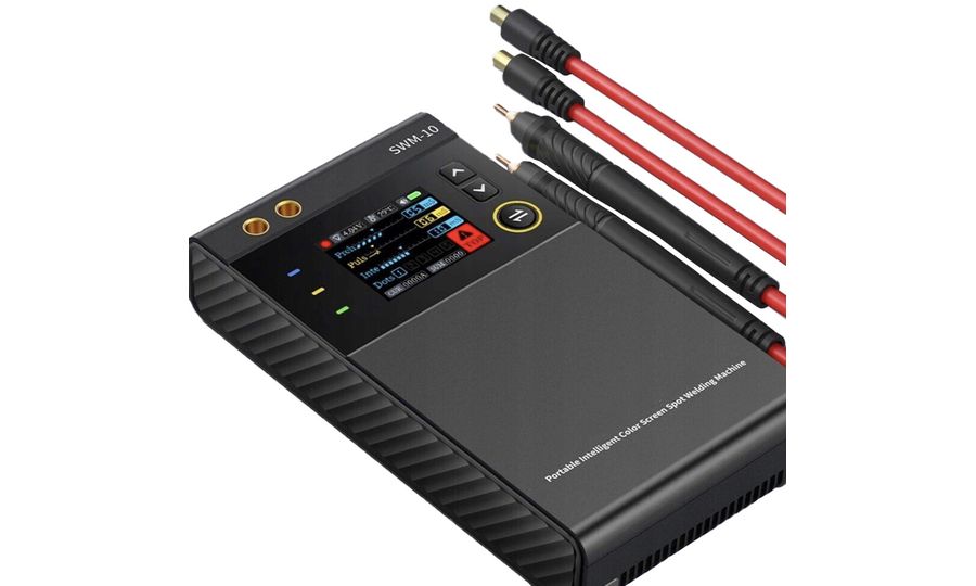 FNIRSI SWM-10 Prenosná bodová zváračka, kapacita batérie 5000 mAh, farebný TFT displej