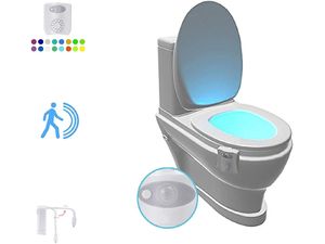 Nočné svetlo LED pre WC so senzorom pohybu