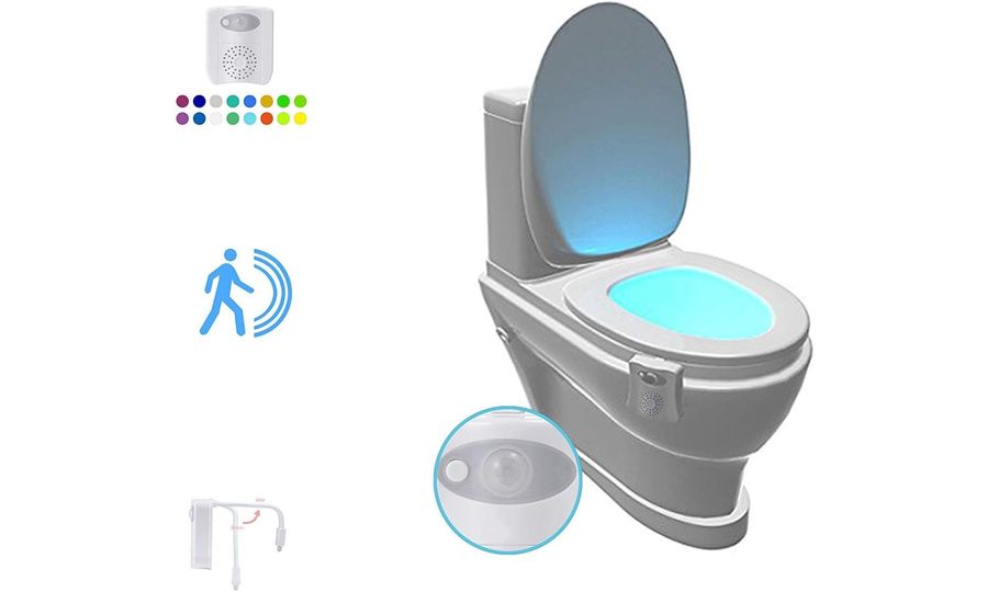 Nočné svetlo LED pre WC so senzorom pohybu