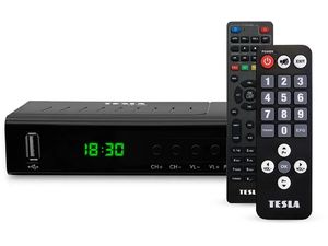 TESLA TE-323, prijímač DVB-T2, H.265 (HEVC)