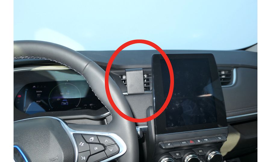 Brodit Montážny držiak ProClip pre Renault Zoe 20-24, na stred