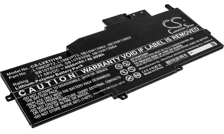 Batéria pre Lenovo Thinkpad X1 Nano, Thinkpad X1 Nano Gen 1-20un000 a ďalšie, 4050 mAh, Li-Ion