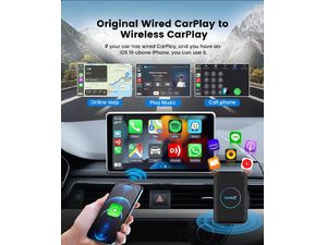 Carlinkit CarPlay Ai Box Lite s Androidom 10 pre originálne autorádiá s CarPlay, poškodený obal