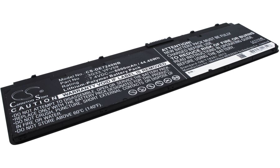 Batéria pre Dell Latitude E7240, 7250, Dell Latitude 12, 6000mAh