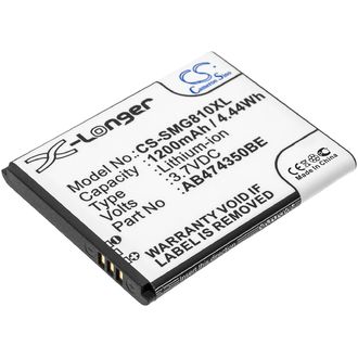 Samsung Galaxy Europa, Galaxy Player 5.8, Galaxy S Wifi 4.0 a ďalšie, 1200 mAh, Li-Ion