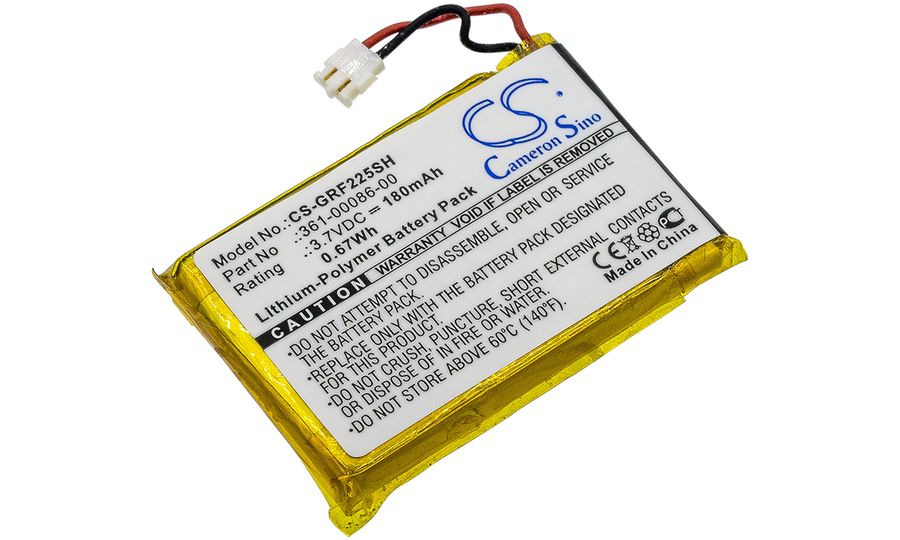 Batéria pre Garmin Approach G10, S20, Vivoactive 4, Forerunner 220, 225, 630, 645, 735, 745, 180 mAh