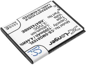 Samsung Galaxy Europa, Galaxy Player 5.8, Galaxy S Wifi 4.0 a ďalšie, 1200 mAh, Li-Ion