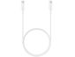 Samsung Dátový kábel USB-C/USB-C 3A 1m, biely