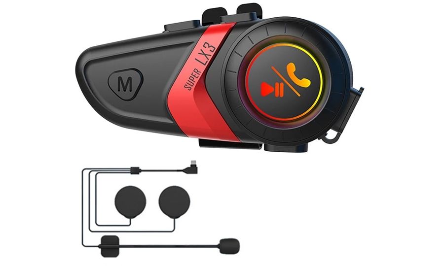 Mobilly Super LX3 Bluetooth handsfree pre prilbu, náhlavná súprava na motorku