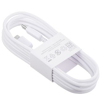 Samsung Dátový kábel USB-C/USB-C 3A 1,8 m, biely