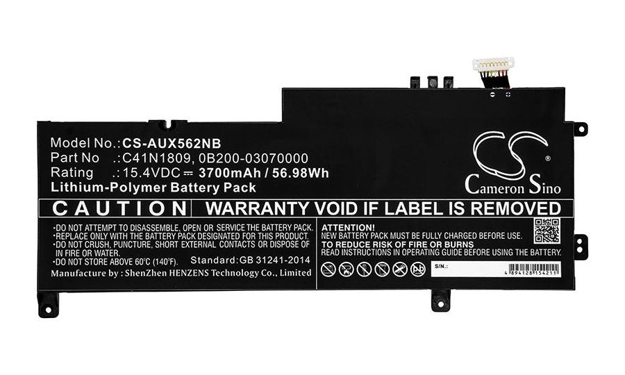 Batéria pre Asus Q536fd, Ux562, Zenbook Flip 15 Ux562fdx a ďalšie, 3700 mAh, Li-Ion
