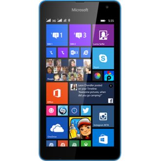 Microsoft Lumia 535, modrá