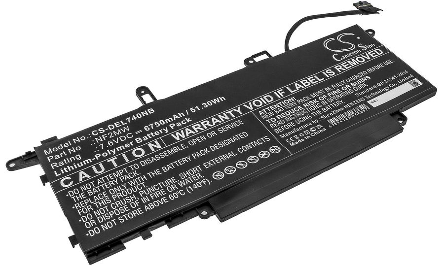 Batéria pre DELL Latitude 7310 2-in-1, Latitude 7400 2-in-1 a ďalšie, 6750 mAh, Li-Pol